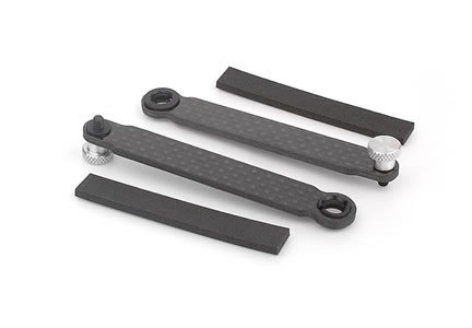 Akkuhalter CARBON für 3 Zellen Set
