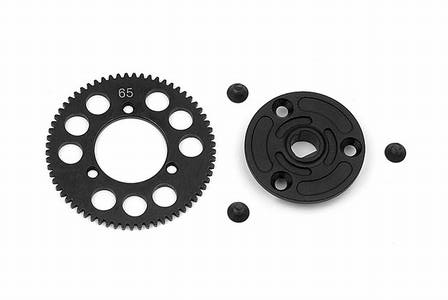 Hauptzahnrad 65T / 48 STAHL mit Kunststoffadapter