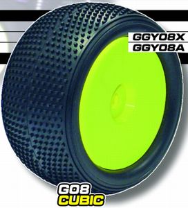 GRP 08A - Mount Wide Offset Wheel - YELLOW