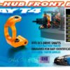 T2/T3 ALU C-HUB links Nachlauf  4° - ORANGE XRAY 302338 – Bild 2