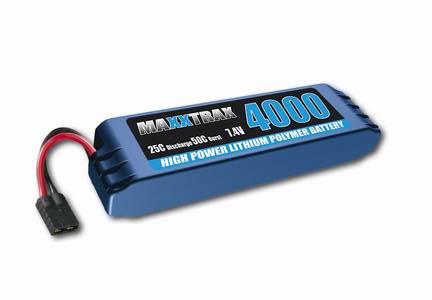 AKKU LiPo 2S 7.4V 4000mAh 25/50C TRAXXAS Stecker