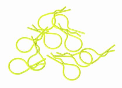 Karosserieclips neon gelb (10)