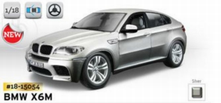 BURAGO BMW X6 silber BURAGO 1815054