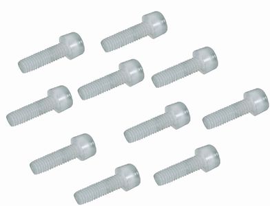 Inbusschraube NYLON mit Zylinderkopf M3x10  (10)