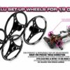 ALU Einstellräder für 1/8 ON-ROAD für 12MM Radadapter (4) HUDY 108070 – Bild 2