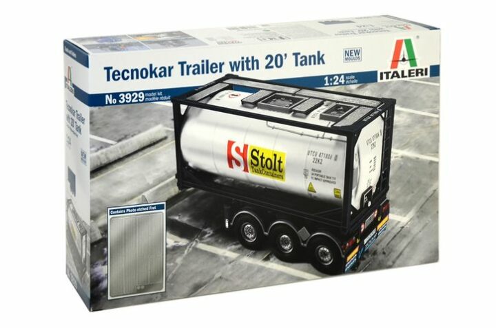 Italeri 3929 TECNOKAR TRAILER WITH 20' TANK