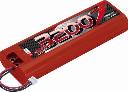 NOSRAM 30C LiPo Power Pack 3200 - 7.4V - Easy Plug