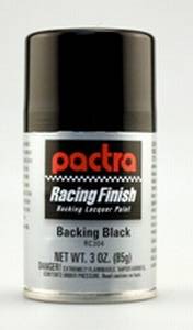 Pactra 107ml LEXAN Spray - OUTLAW BLACK