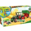 Trecker Modellauto mit Anhänger