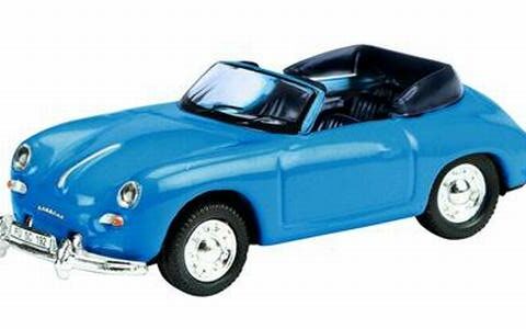 Porsche 356 A. blau 1:87