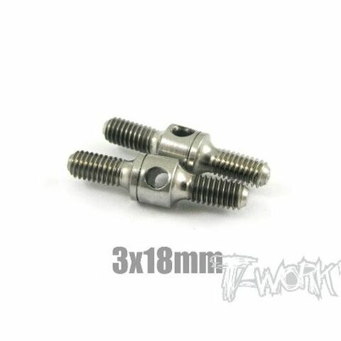 64 Titanium Turnbuckles 3mm x 18mm