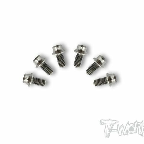 64 Titanium 3x8mm Hex. Socket UFO Head with Half T