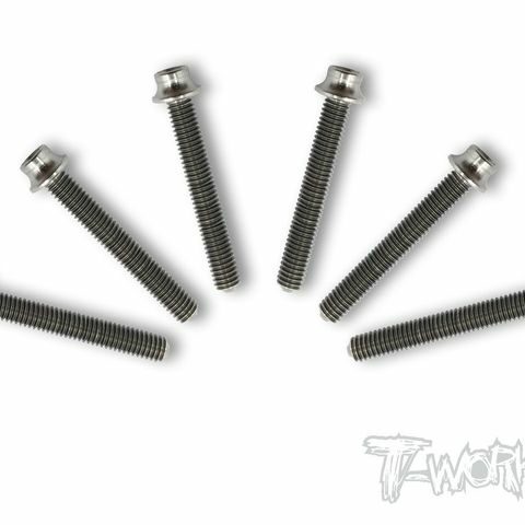 64 Titan Schrauben 3x22mm  Zylinderkopf (6) TWORKS