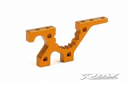 T3 ALU Achsbock vorne unten - ORANGE