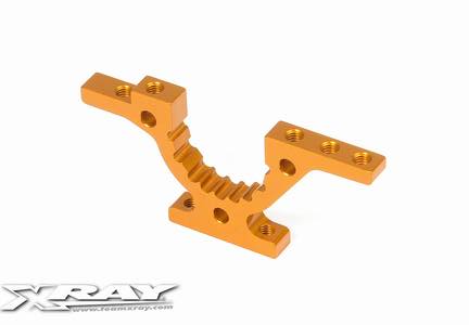 T4 ALU Achsbock vorne und hinten unten - ORANGE