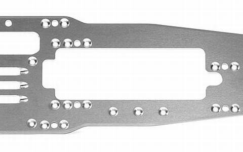 SPECS'2013 Chassisplatte - SCHMAL - 3MM SWISS 7075