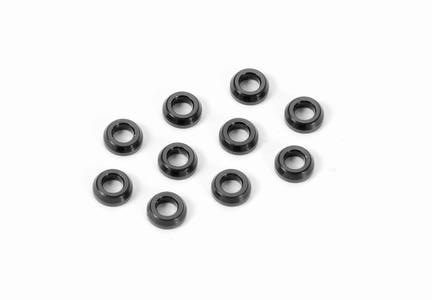 ALU Scheiben konisch 3x6x2.0MM - schwarz (10)