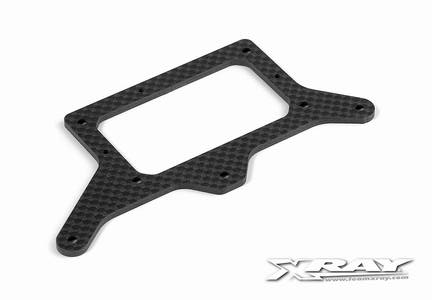 XII LINK untere Platte Hinterachse CARBON 2.5MM