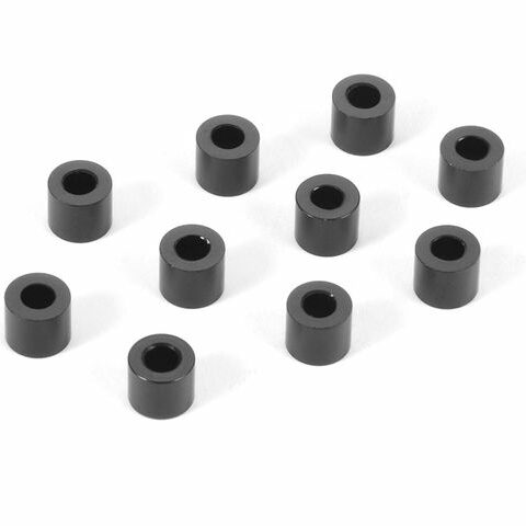 ALU Distanzscheiben 3x6x5.0MM - SCHWARZ (10)
