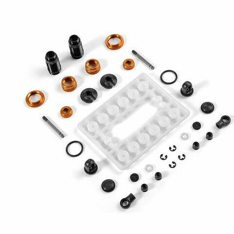 Stossdämpfer Set ALU- ORANGE (2)