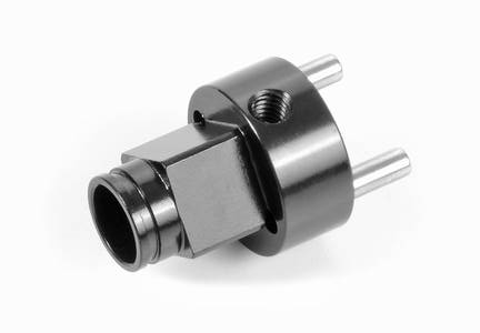 Bremsscheibenadapter ALU - SCHWARZ - SWISS 7075 T6