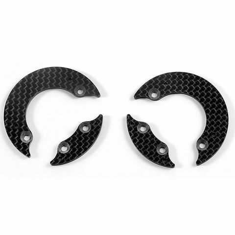 CARBON HECK AERODYNAMIC DISC 2.2MM - LINKS+RECHTS