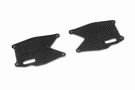 XB8 CARBON Platten zu Querlenkern hinten unten (2)