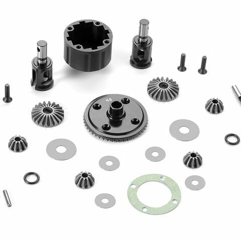 XB8 Differential FRONT 46T - V2 - SET