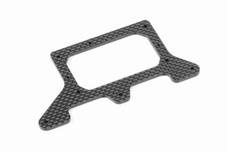 X1 untere Platte Hinterachse CARBON 2.5MM