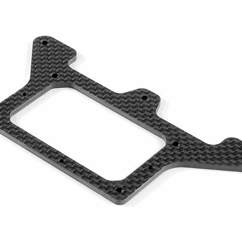 X12'17 untere Platte Hinterachse CARBON 2.5MM