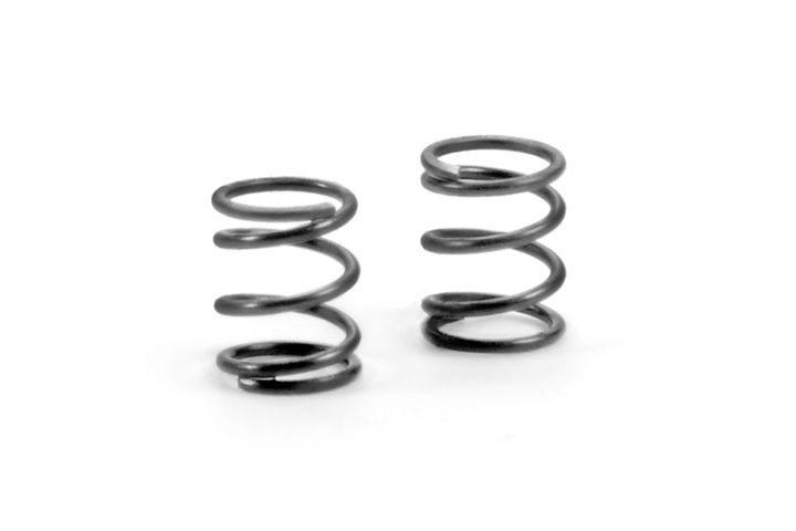 Feder vorne 4.25 COILS 3.6x6x0.5MM; C=3.0 - GRAU (SOFT) (2) XRAY 372179