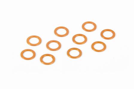 ALU Scheiben 5.3x7.8x0.5MM - ORANGE (10)