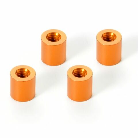 ALU Stützen M3 6x6.4MM - ORANGE (4)