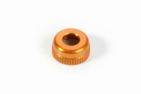 Stossdämpfer-Verschlusskappen ALU - UNTEN - ORANGE