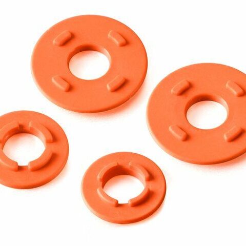 Abdeckscheiben zu Riemenräder orange - SET - GRAPH