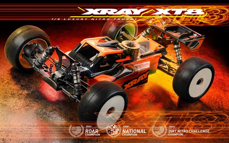 XRAY XB8 Dämpfer Kunststoffteile Set Artikelnummer: 358020 RC-SHOP-BODENSEE  - RC-SHOP-BODENSEE