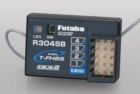 Futaba R304SB T-FHSS 4-Kanal Telemetrie-Empfänger