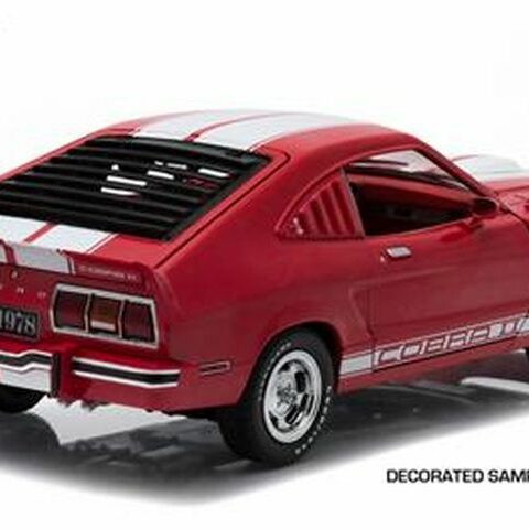 1978 Ford Mustang II Cobra II red/white stripes