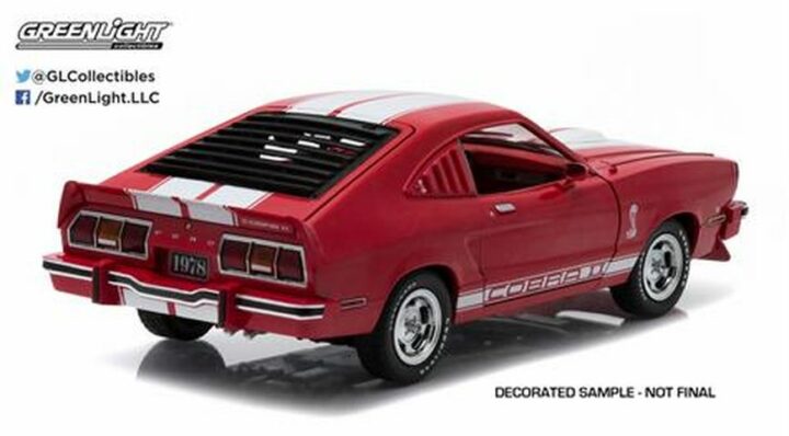 1978 Ford Mustang II Cobra II red/white stripes