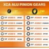 XCA ALU 7075 T6 HARD COATED 2.Gang Ritzel 22Z XRAY 338522 – Bild 2