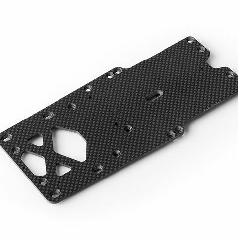 X12'20 Chassisplatte - 2.5MM CARBON