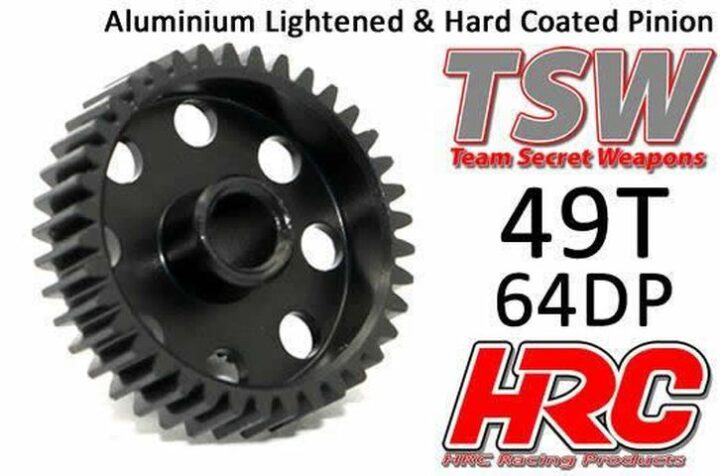 Motorritzel - 64DP - Aluminium - TSW Pro Racing - Leicht - 49Z