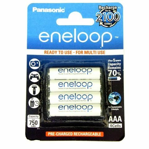 Eneloop-Zelle 1.2Volt 800MAH Ni-MH Typ AAA (4)