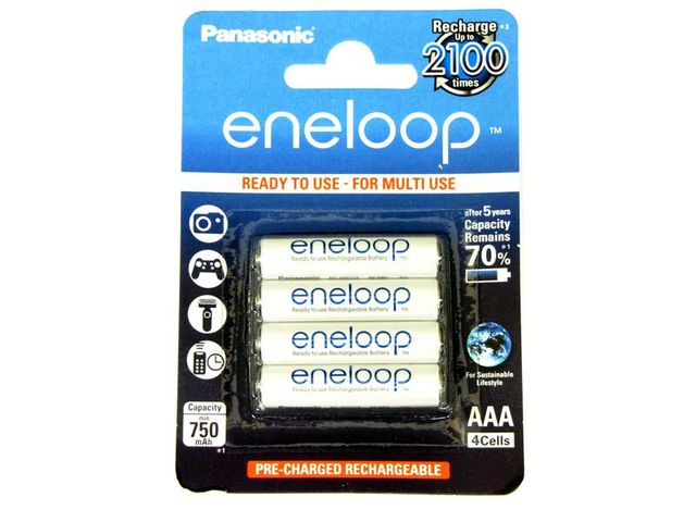 Eneloop-Zelle 1.2Volt 800MAH Ni-MH Typ AAA (4)