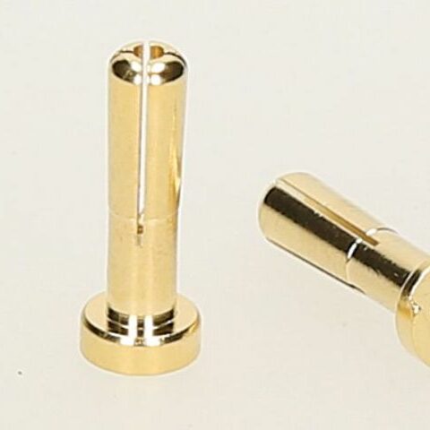 TEAM ORION 4mm Gold Connector low profile (2pcs)