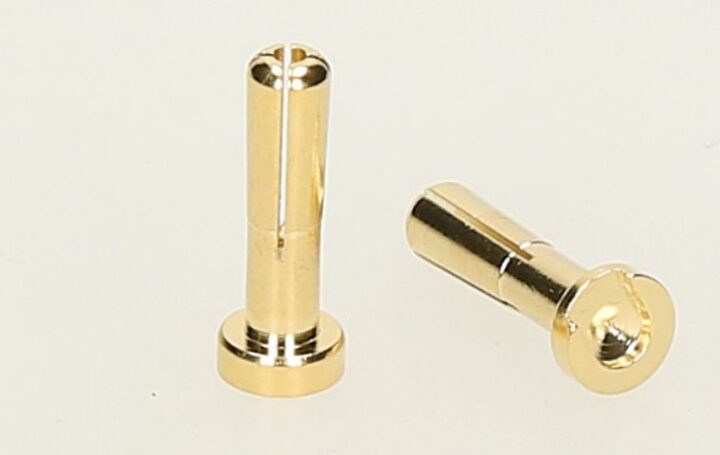 TEAM ORION 4mm Gold Connector low profile (2pcs)