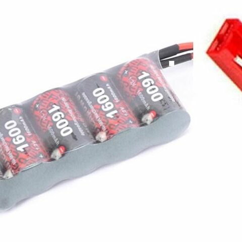 EP Flat Rx Pack - 2/3A 1600mAh - 6V NiMh BEC