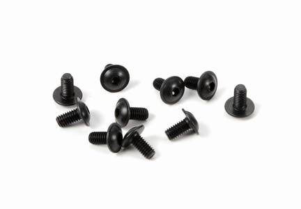 Inbusschrauben Rundkopf mit Flansch SH M4x8  (10)