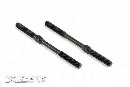XT8 Spurstangen M5 L/R Gewinde 75 MM - FEDERSTAHL