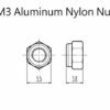ALU Stop Muttern M3 SLIBER (5) – Bild 2